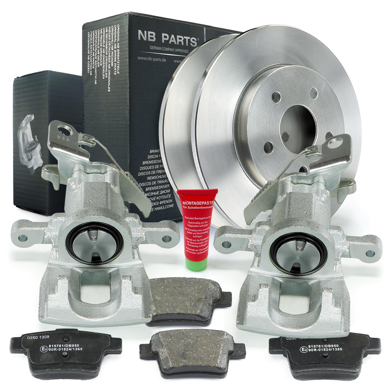 Brake calipers + brake pads + rear brake discs for Ford Mondeo III B5Y