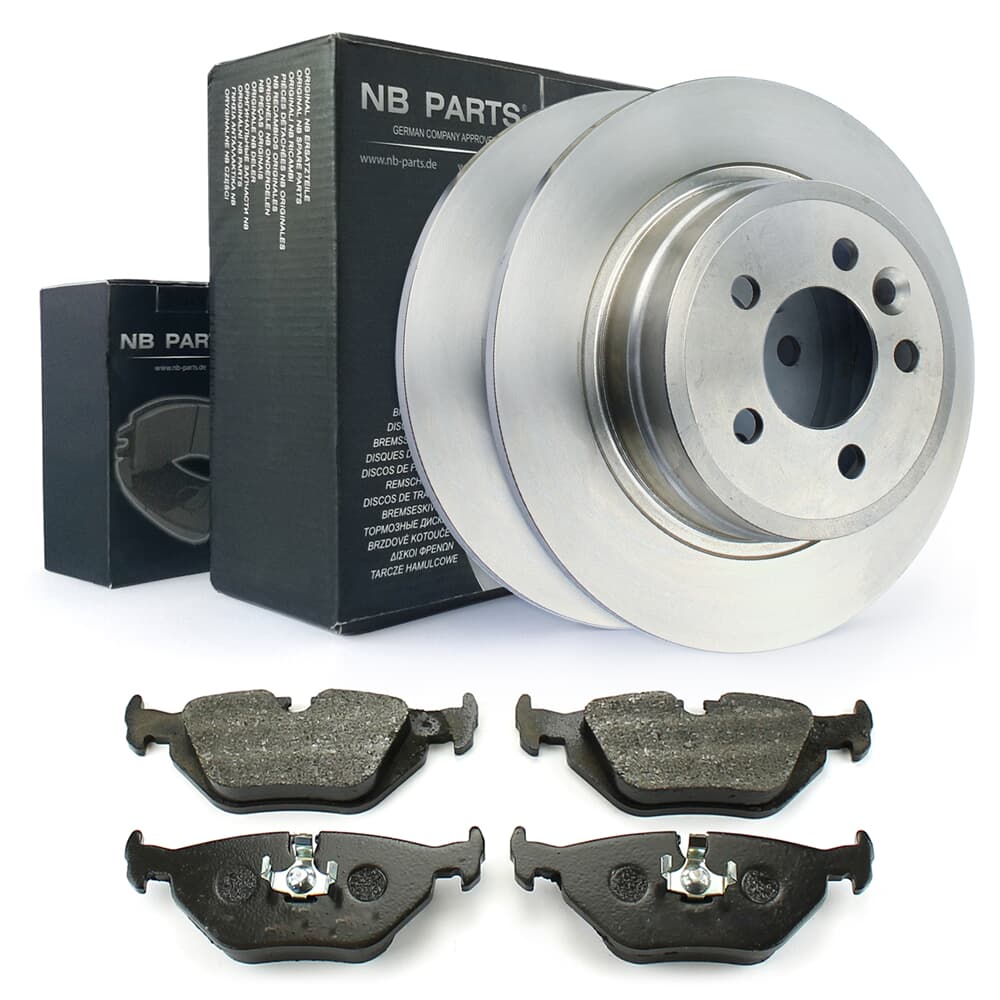 NB PARTS Discos de travão traseiros + pastilhas de travão NB PARTS Discos de travão traseiros + pastilhas de travão