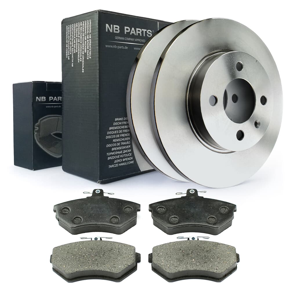 NB PARTS Bremsscheiben + Bremsbeläge vorne NB PARTS Bremsscheiben + Bremsbeläge vorne