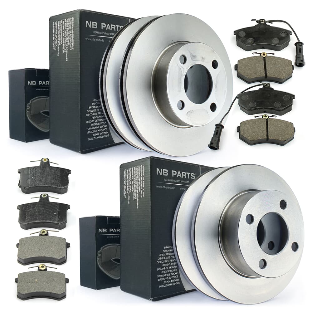 NB PARTS Bremsscheiben + Bremsbeläge vorne + hinten NB PARTS Bremsscheiben + Bremsbeläge vorne + hinten