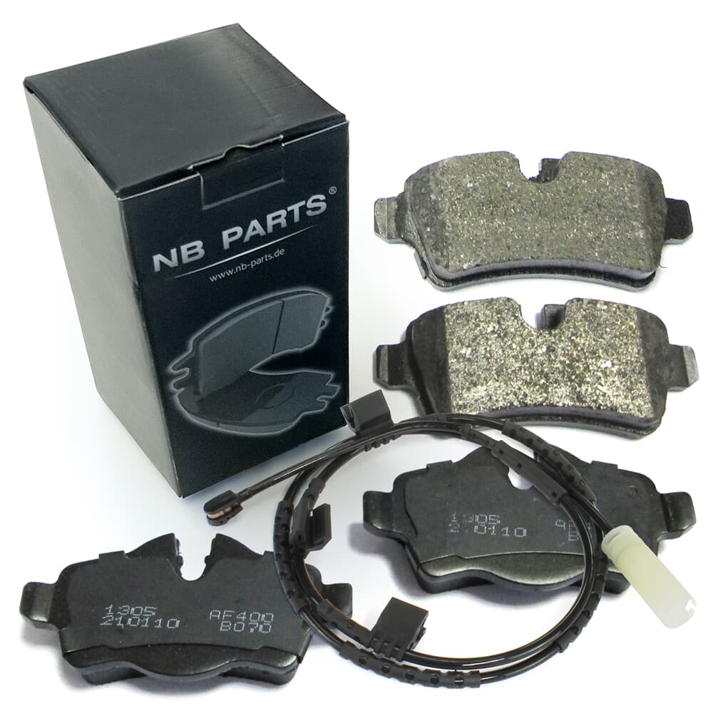 NB PARTS Bremsbeläge + Warnkontakt hinten NB PARTS Bremsbeläge + Warnkontakt hinten
