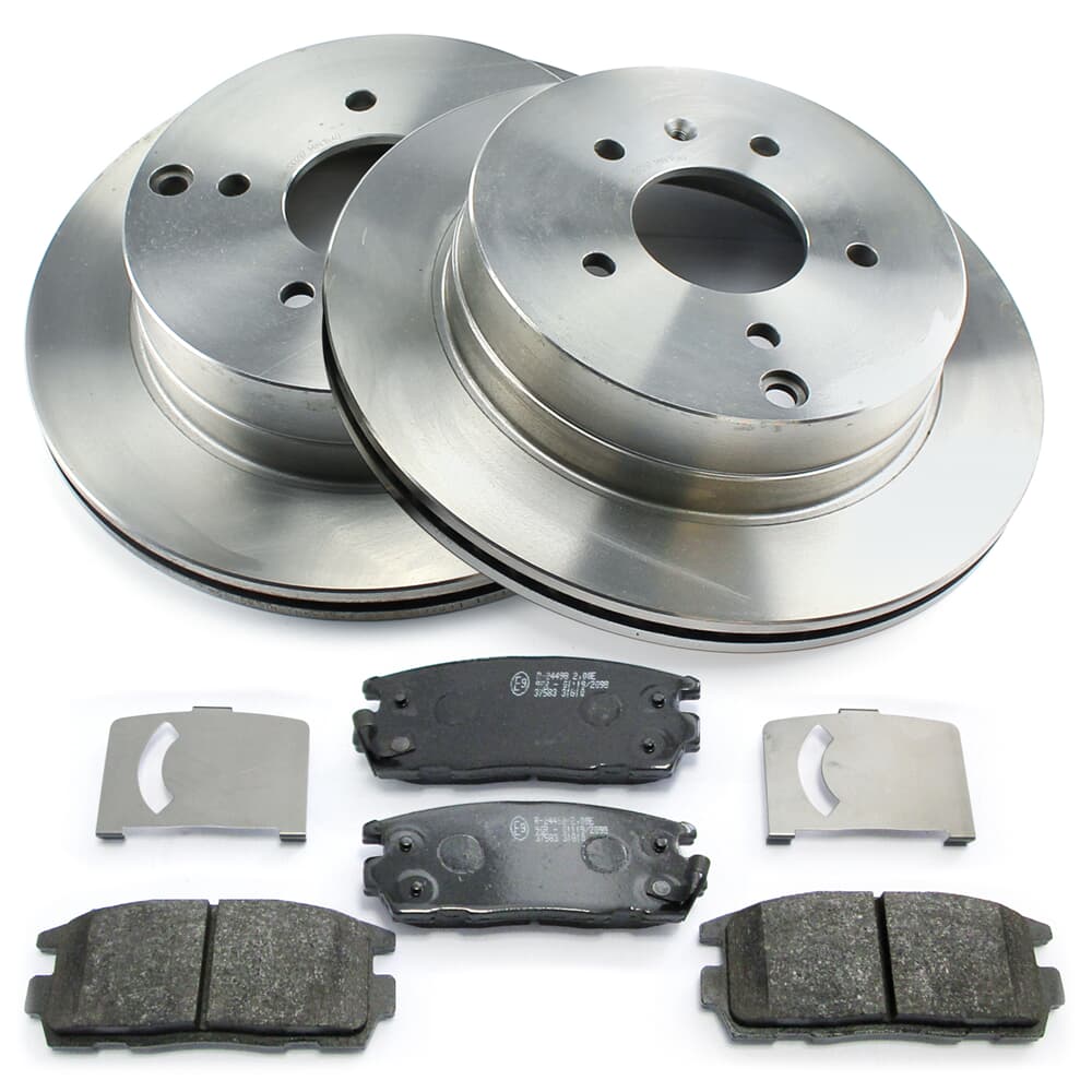 ABS Bremsscheiben Bremsbeläge Hinten Produktbild-Vorschau 10