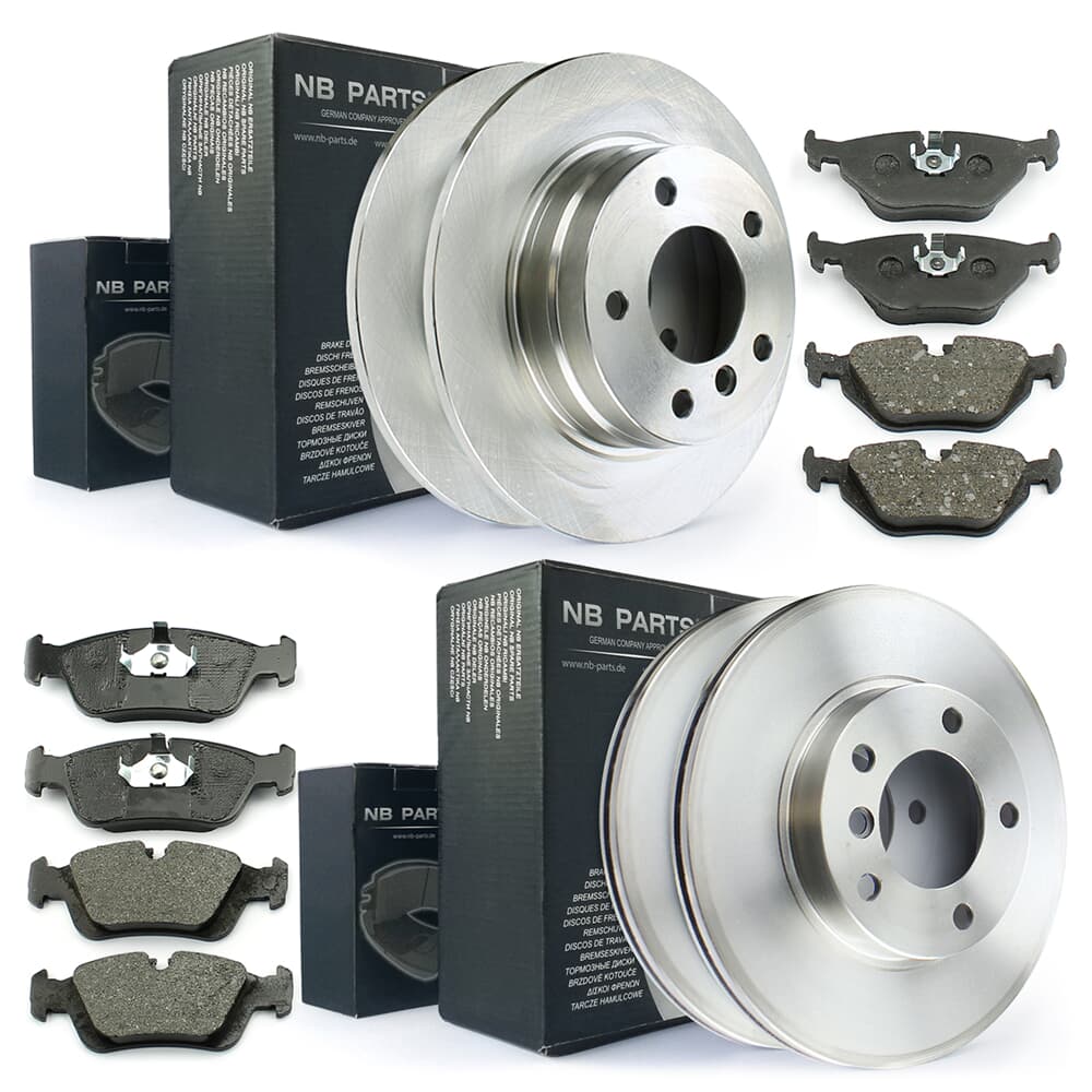 NB PARTS Bremsscheiben + Bremsbeläge vorne + hinten NB PARTS Bremsscheiben + Bremsbeläge vorne + hinten