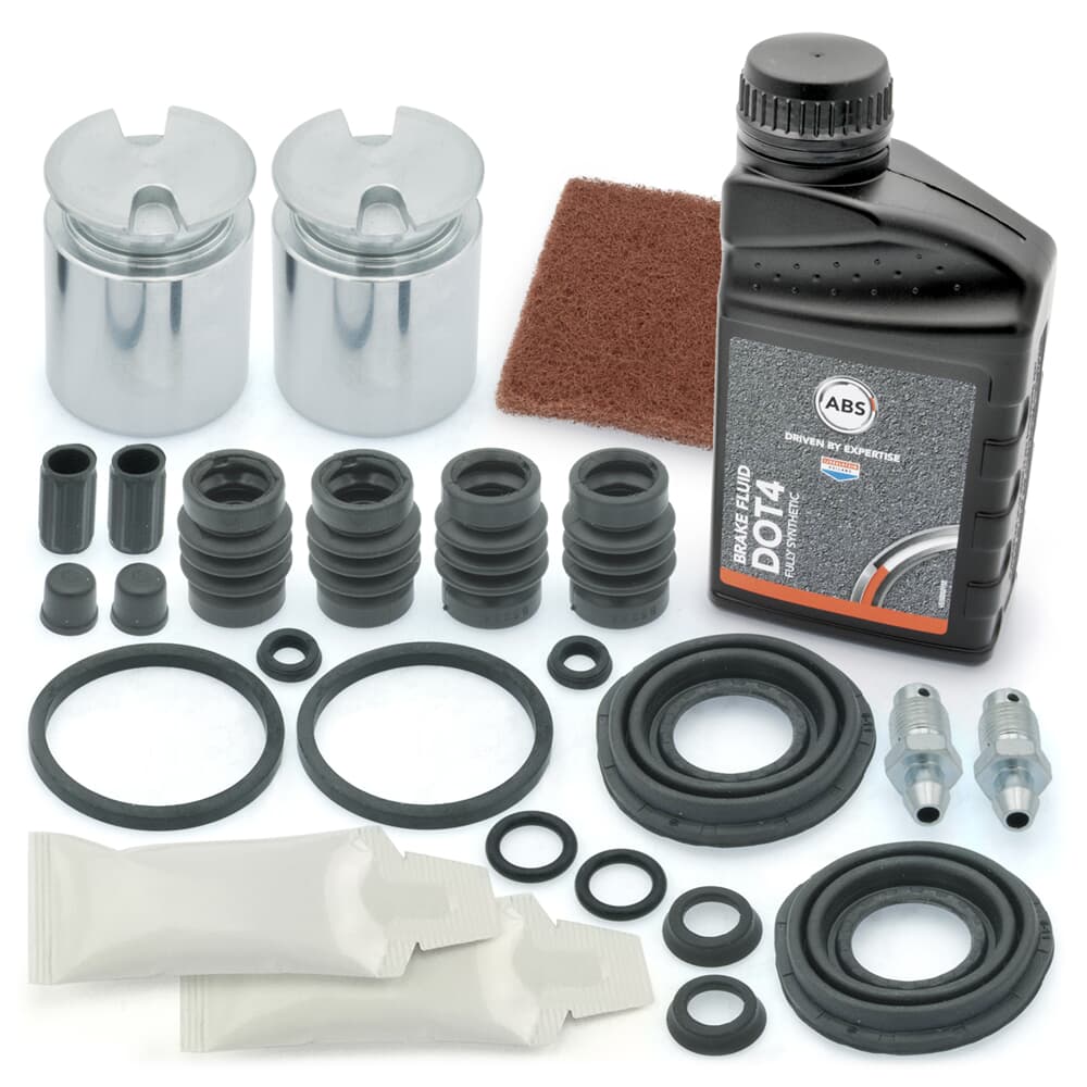 AUTOFREN SEINSA 2x Reparatursatz Bremssattel + Bremsflüssigkeit + Schleifvlies hinten AUTOFREN SEINSA 2x Reparatursatz Bremssattel + Bremsflüssigkeit + Schleifvlies hinten