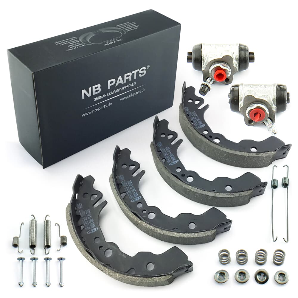 NB PARTS brake shoes + wheel brake cylinder + accessory kit front wheel side NB PARTS brake shoes + wheel brake cylinder + accessory kit front wheel side