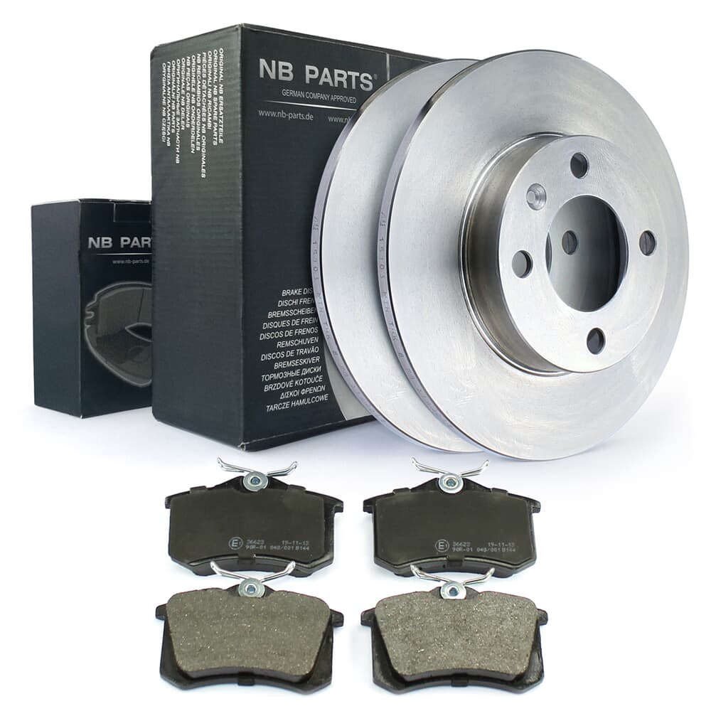 NB PARTS Bremsscheiben + Bremsbeläge hinten NB PARTS Bremsscheiben + Bremsbeläge hinten
