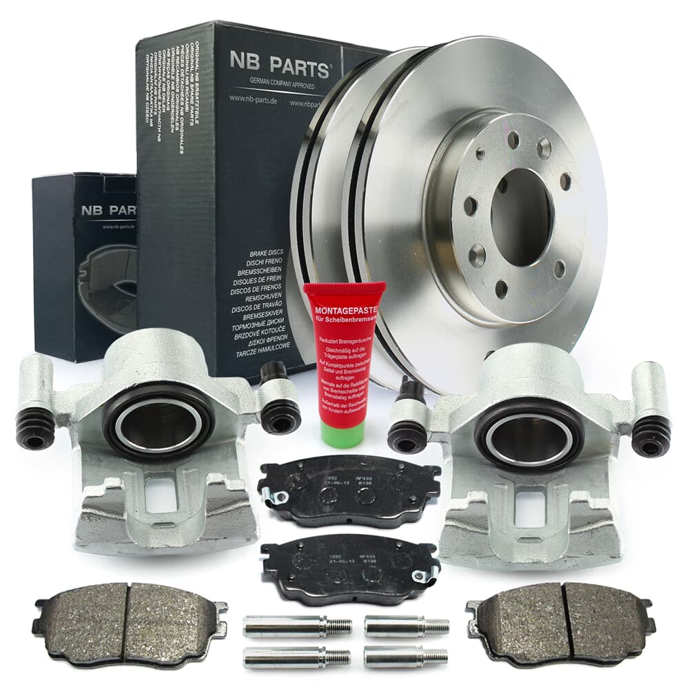 NB PARTS Dischi freno + pastiglie freno + pinze freno anteriori NB PARTS Dischi freno + pastiglie freno + pinze freno anteriori
