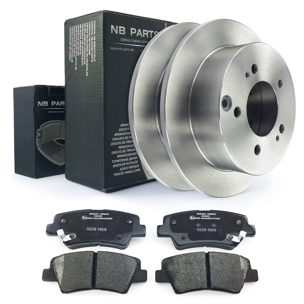 NB PARTS Discos de freno traseros + pastillas de freno NB PARTS Discos de freno traseros + pastillas de freno