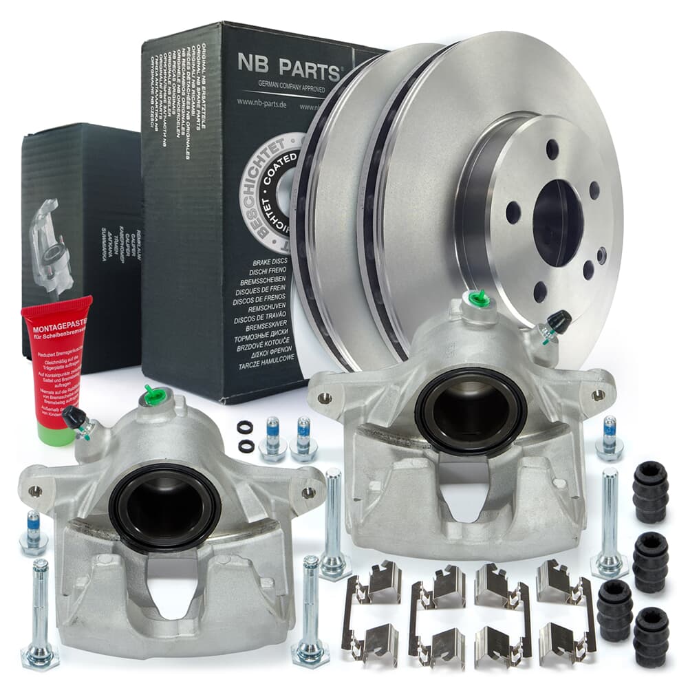 NB PARTS Främre bromsskivor + bromsok NB PARTS Främre bromsskivor + bromsok