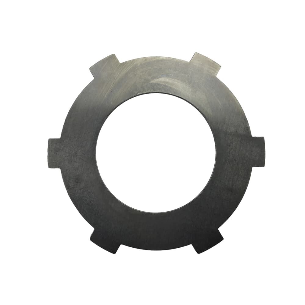 Stahllamelle 140x77x1,5mm 6 Zähne Stahllamelle 140x77x1,5mm 6 Zähne