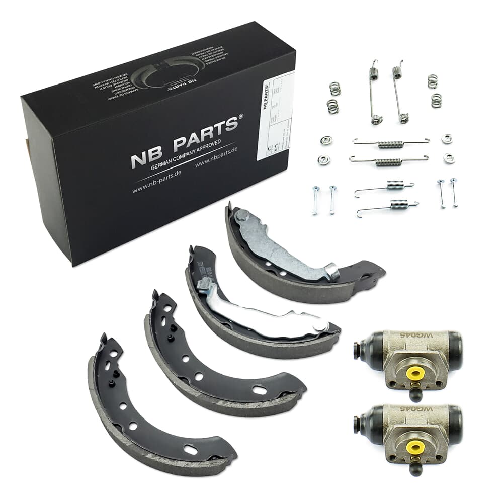 NB PARTS brake shoes + wheel brake cylinder + accessory kit front wheel side NB PARTS brake shoes + wheel brake cylinder + accessory kit front wheel side