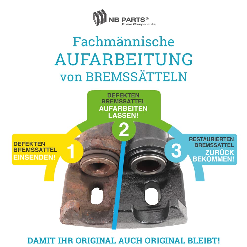 Aufarbeitung Bremssattel vorne Aufarbeitung Bremssattel vorne