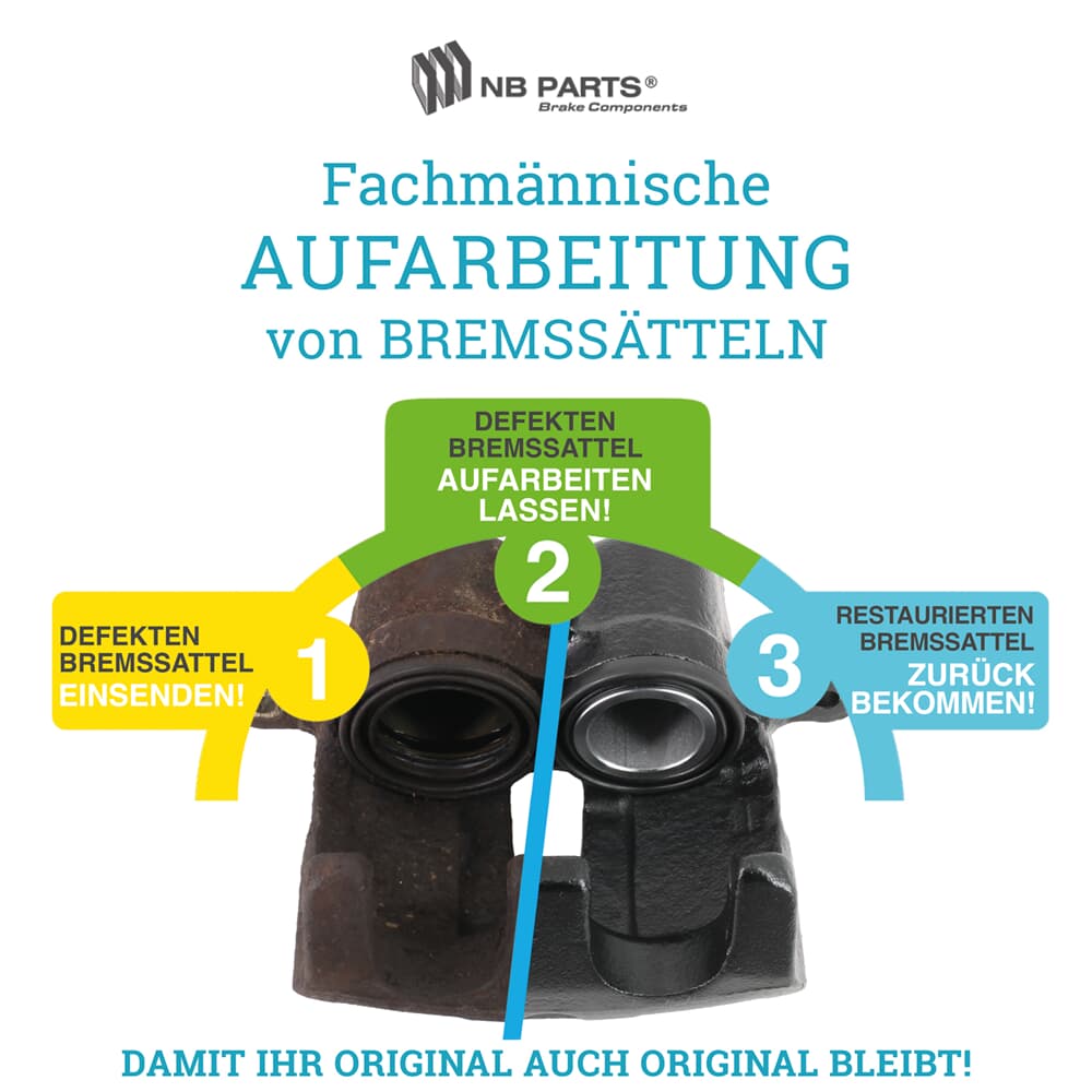 Aufarbeitung Bremssattel Vorderachse Aufarbeitung Bremssattel Vorderachse