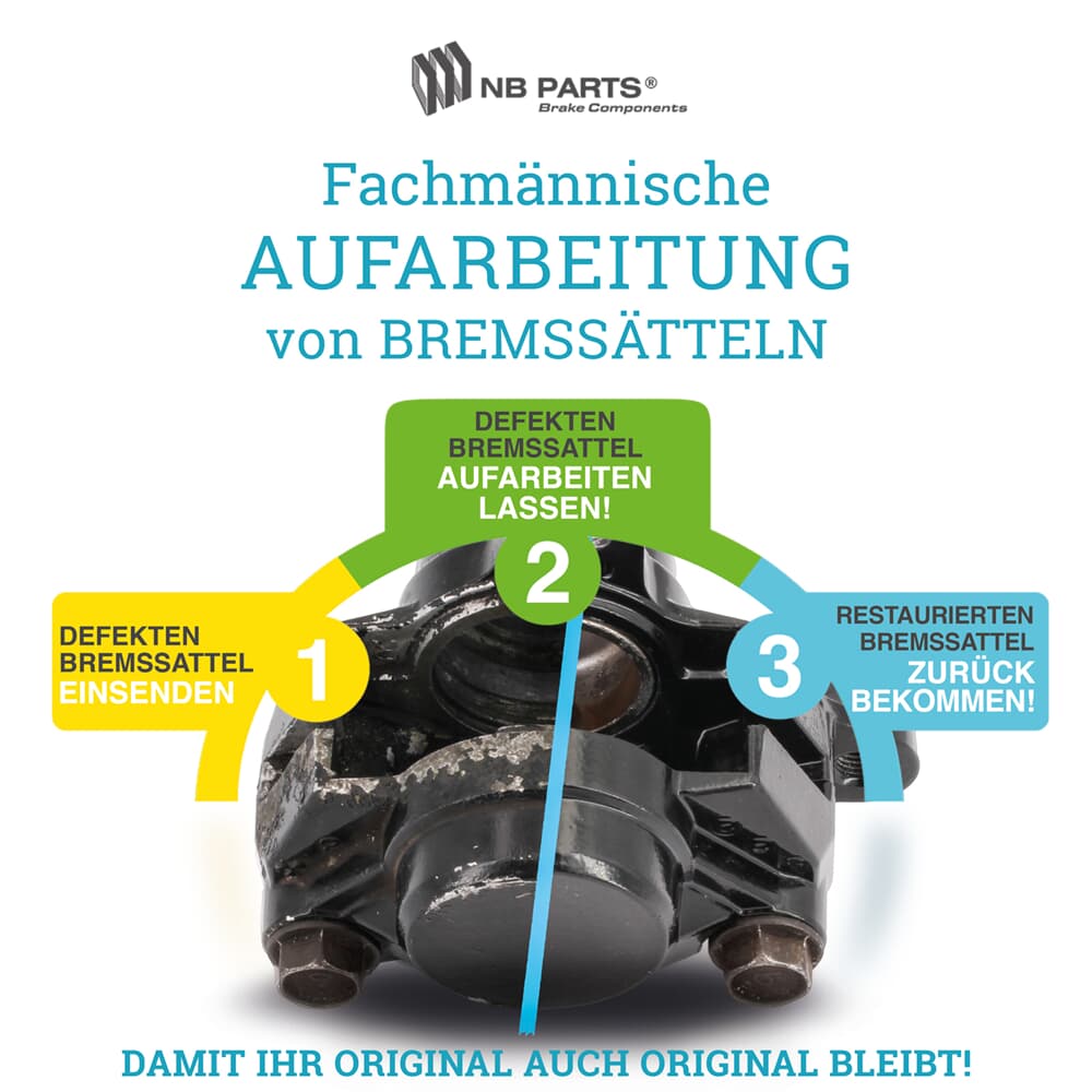 Aufarbeitung Bremssattel Vorderachse Aufarbeitung Bremssattel Vorderachse