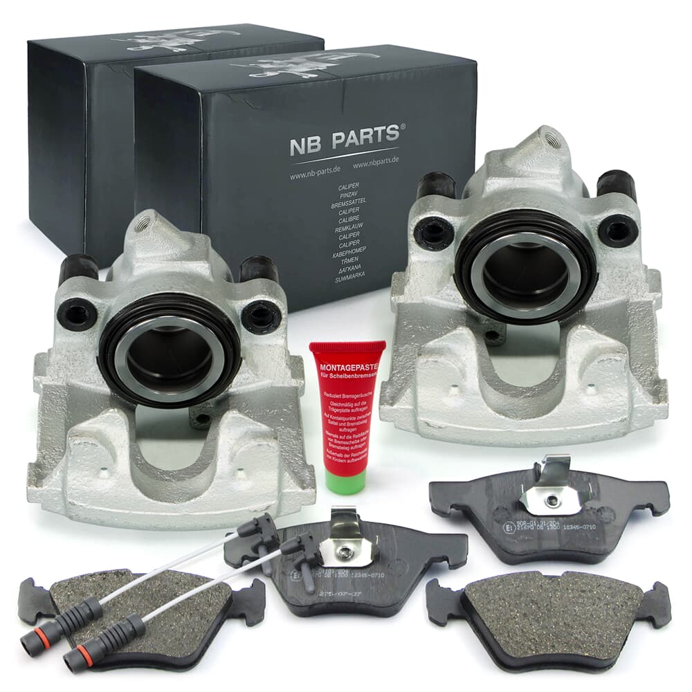 4x Brake Disc + Brake Pads + Warning Contact Front + Rear - View #8