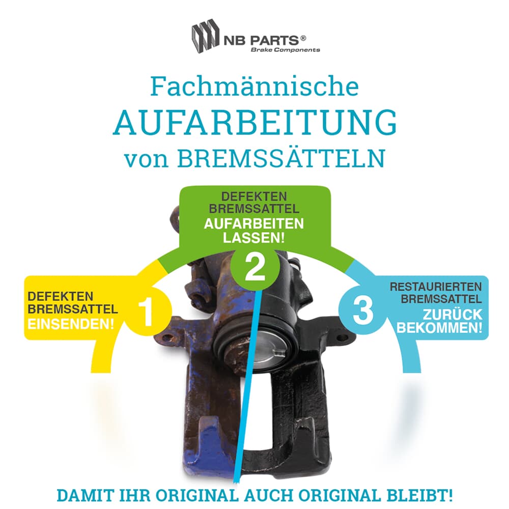 Aufarbeitung Bremssattel Hinterachse Aufarbeitung Bremssattel Hinterachse