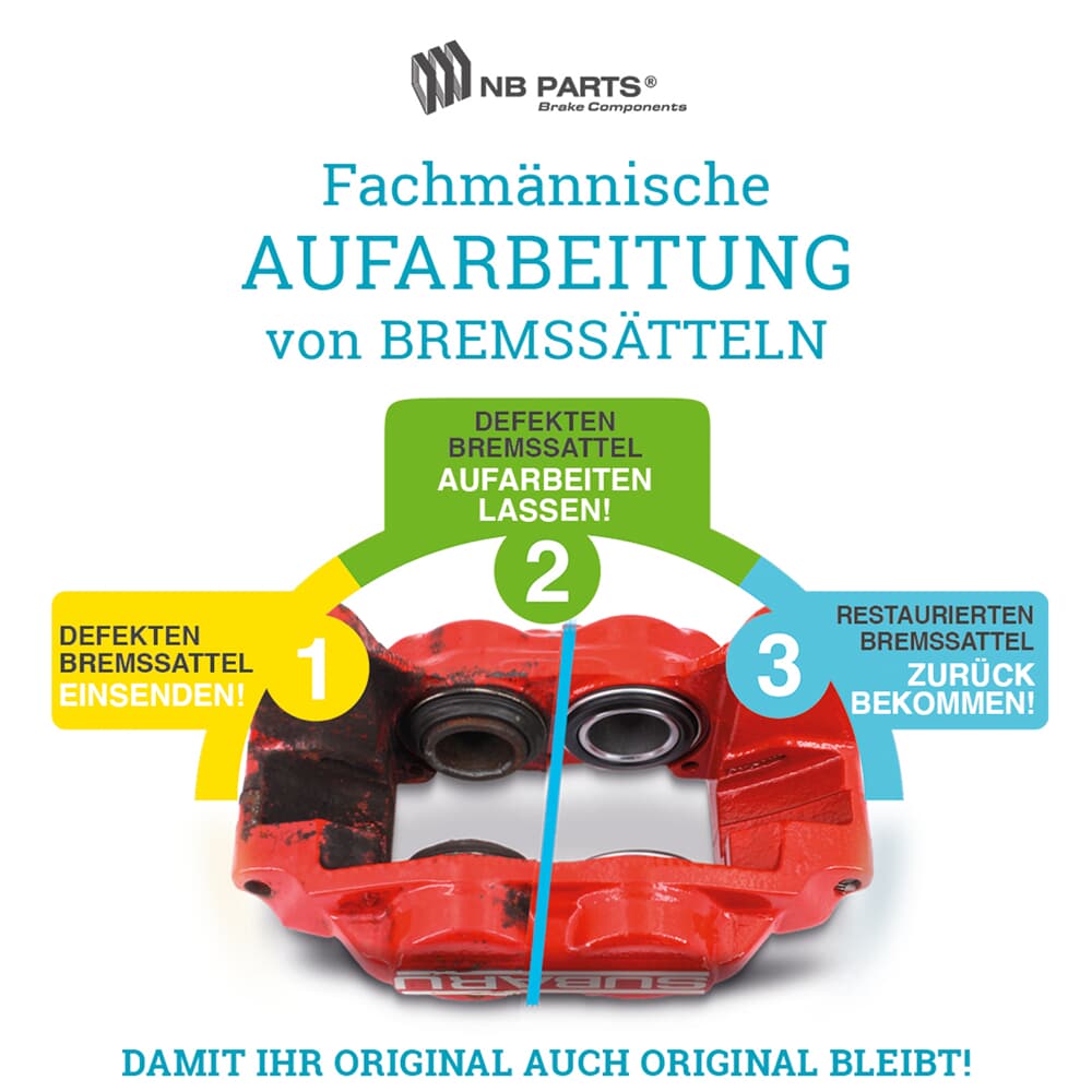 Aufarbeitung Bremssattel Vorderachse Aufarbeitung Bremssattel Vorderachse
