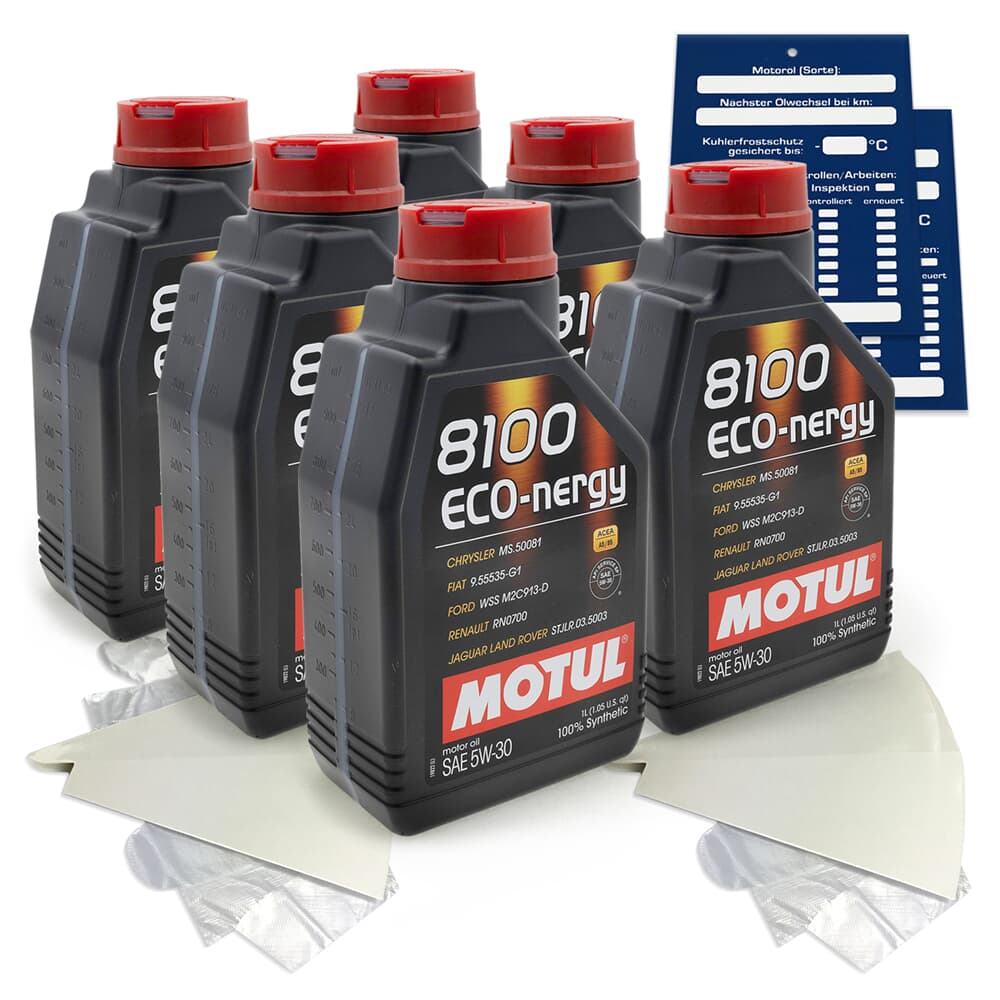 6L Motul 5W30 8100 Eco-nergy ACEA A5 B5 6L Motul 5W30 8100 Eco-nergy ACEA A5 B5