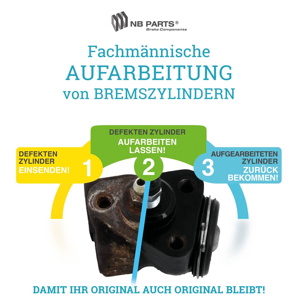 Aufarbeitung Radbremszylinder Aufarbeitung Radbremszylinder