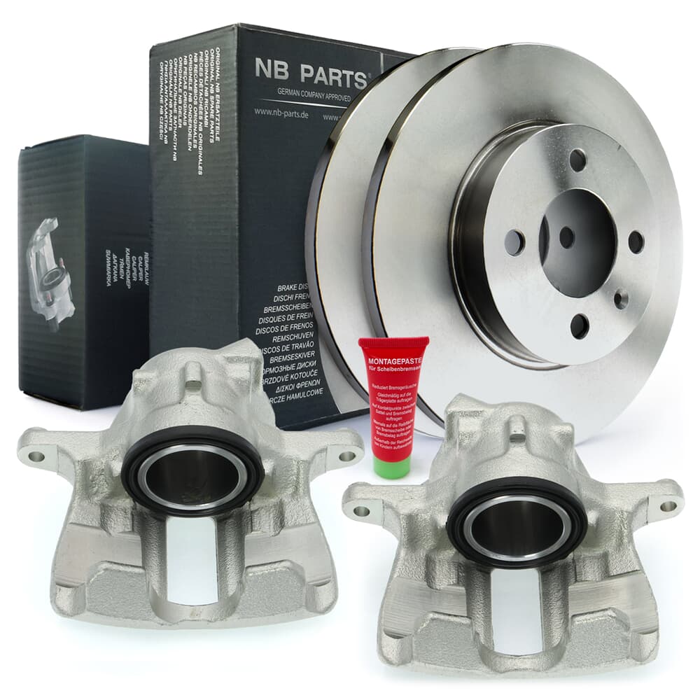 NB PARTS Främre bromsskivor + bromsok NB PARTS Främre bromsskivor + bromsok