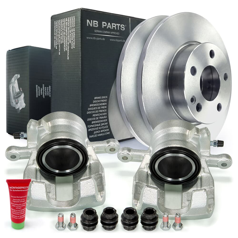NB PARTS Främre bromsskivor + bromsok NB PARTS Främre bromsskivor + bromsok