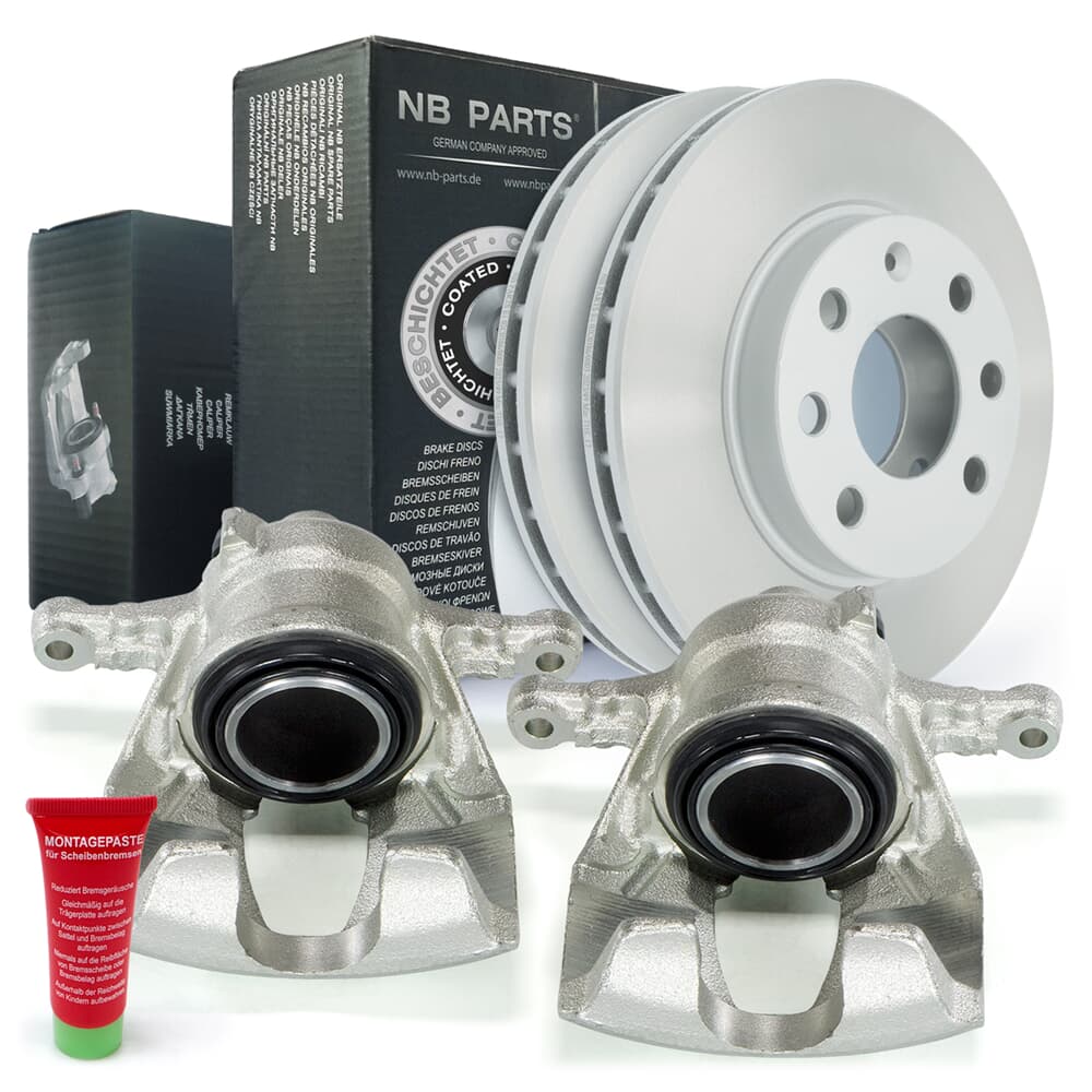 NB PARTS Främre bromsskivor + bromsok NB PARTS Främre bromsskivor + bromsok