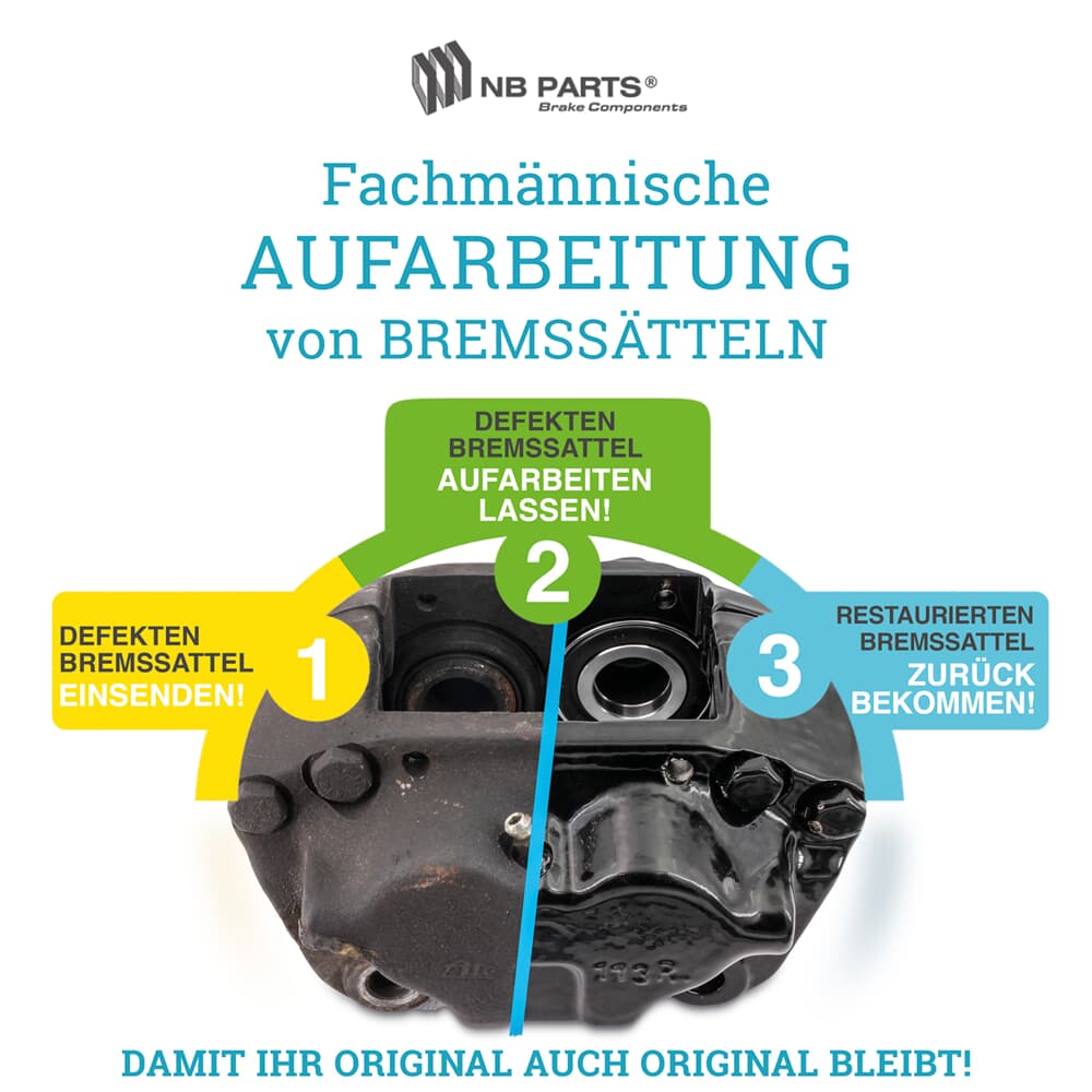 Aufarbeitung Bremssattel Hinterachse Aufarbeitung Bremssattel Hinterachse