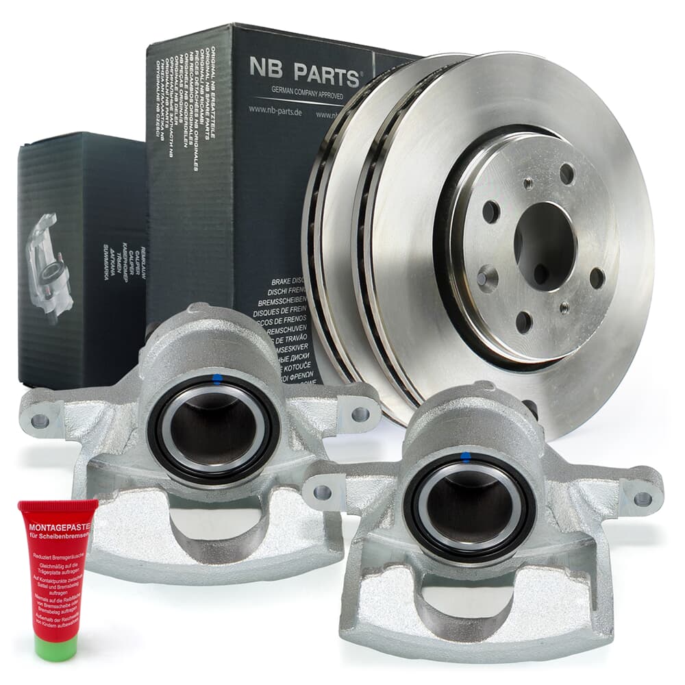 NB PARTS Främre bromsskivor + bromsok NB PARTS Främre bromsskivor + bromsok