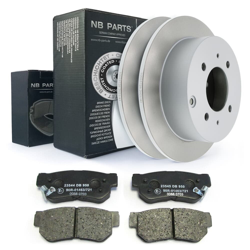 NB PARTS Disques de frein + plaquettes de frein arrière NB PARTS Disques de frein + plaquettes de frein arrière