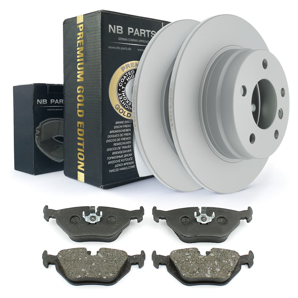 NB PARTS Bremsscheiben + Bremsbeläge Premium Gold Edition hinten NB PARTS Bremsscheiben + Bremsbeläge Premium Gold Edition hinten