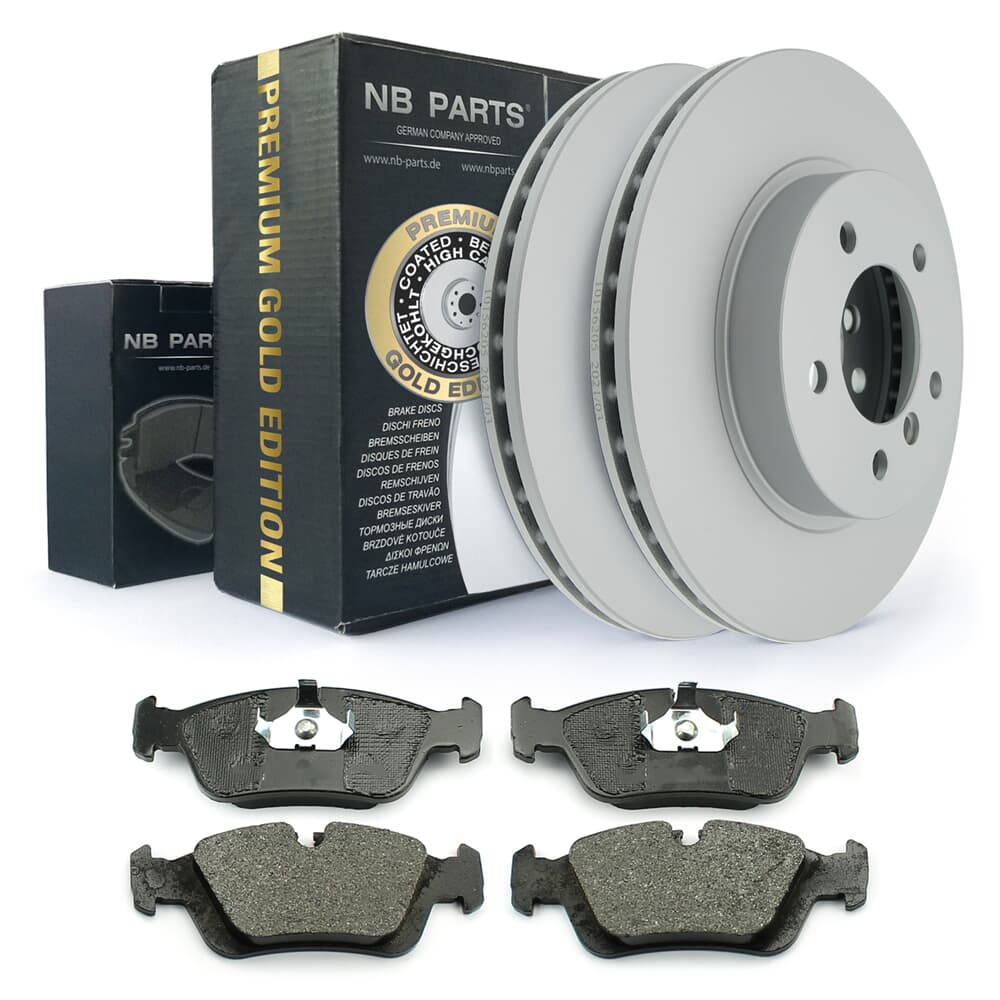NB PARTS Bremsscheiben + Bremsbeläge Premium Gold Edition vorne NB PARTS Bremsscheiben + Bremsbeläge Premium Gold Edition vorne
