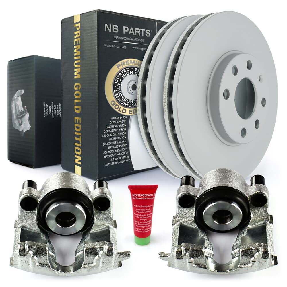 NB PARTS Bremsscheiben + Bremssättel Premium Gold Edition vorne NB PARTS Bremsscheiben + Bremssättel Premium Gold Edition vorne