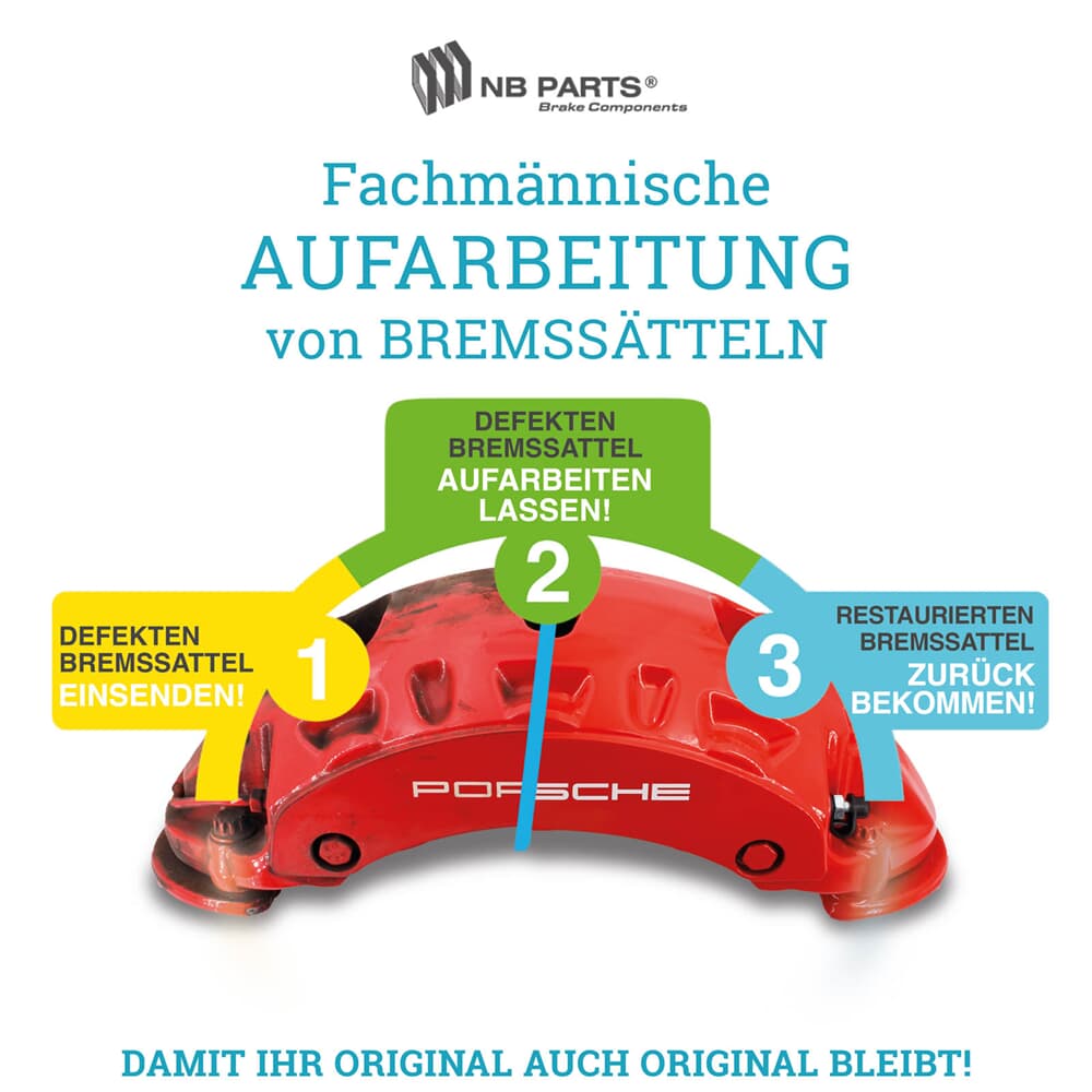 Aufarbeitung Bremssattel Vorderachse Aufarbeitung Bremssattel Vorderachse