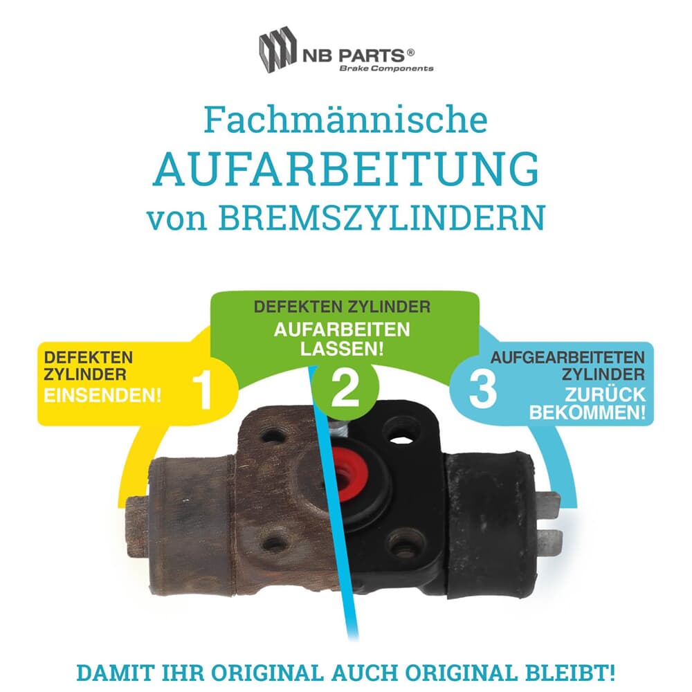 Aufarbeitung Radbremszylinder Aufarbeitung Radbremszylinder