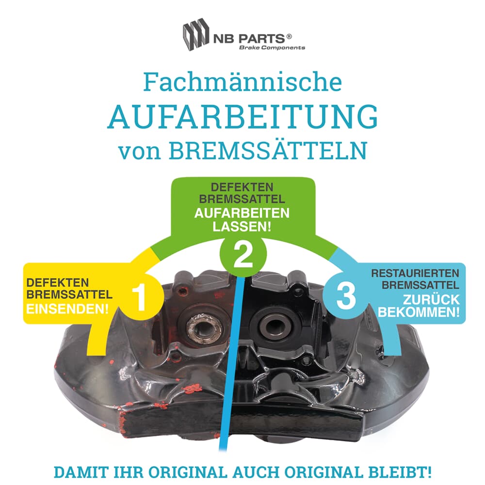 Aufarbeitung Bremssattel hinten Aufarbeitung Bremssattel hinten