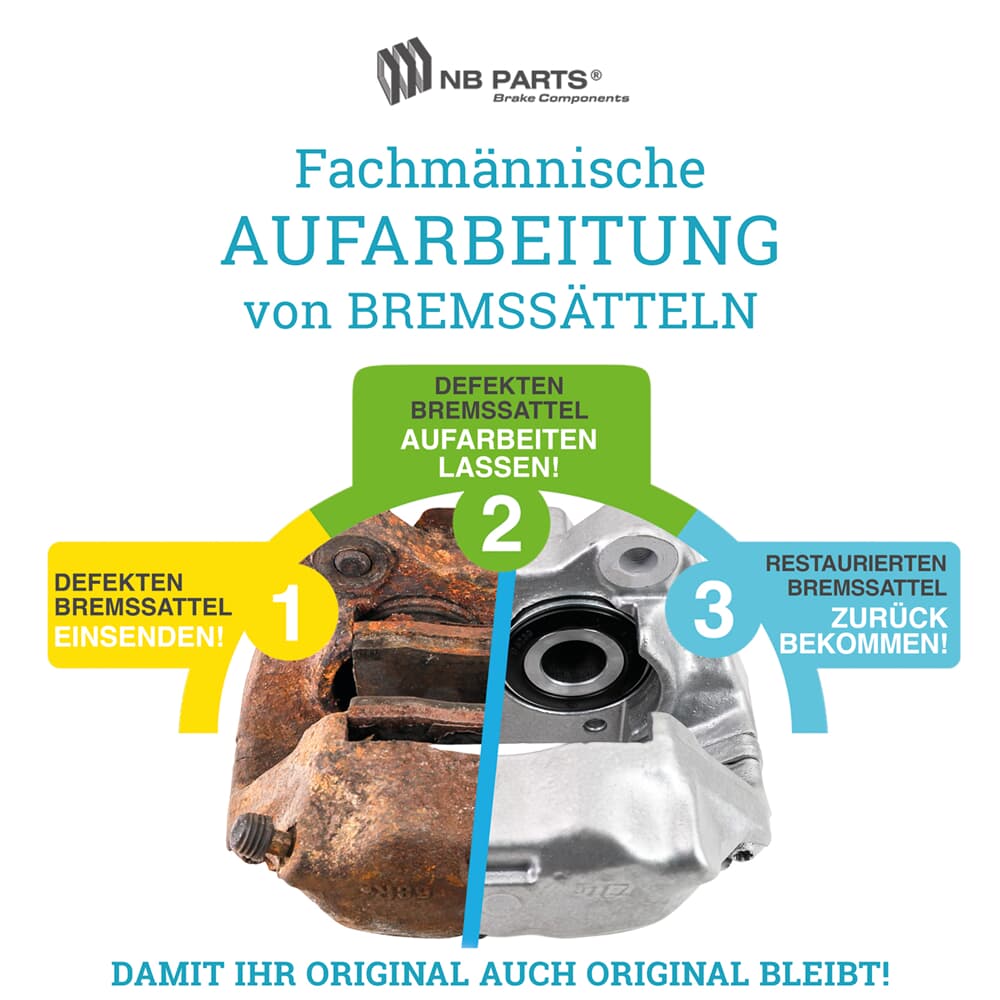 Aufarbeitung Bremssattel vorne Aufarbeitung Bremssattel vorne