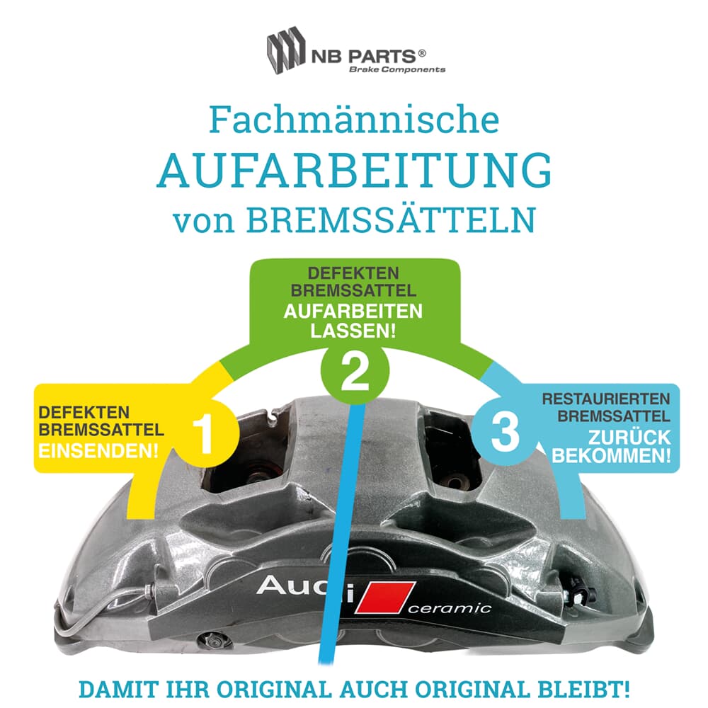 Aufarbeitung Bremssattel vorne Aufarbeitung Bremssattel vorne