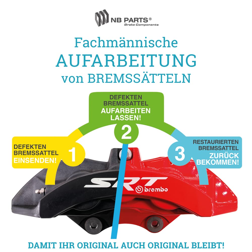 Aufarbeitung Bremssattel vorne Aufarbeitung Bremssattel vorne