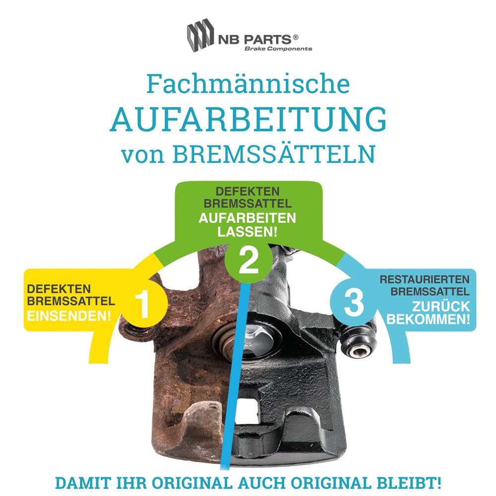 Aufarbeitung Bremssattel hinten Aufarbeitung Bremssattel hinten