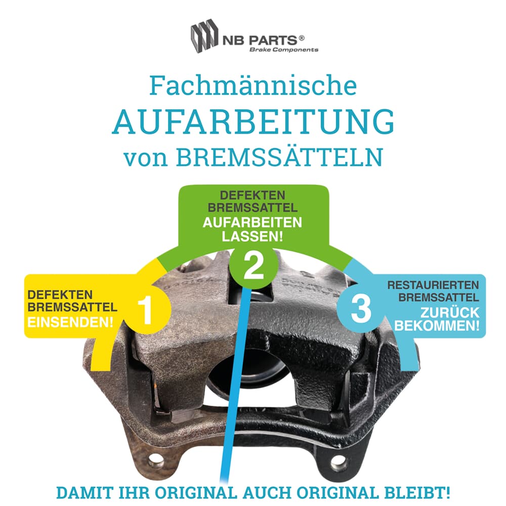 Aufarbeitung Bremssattel vorne Aufarbeitung Bremssattel vorne