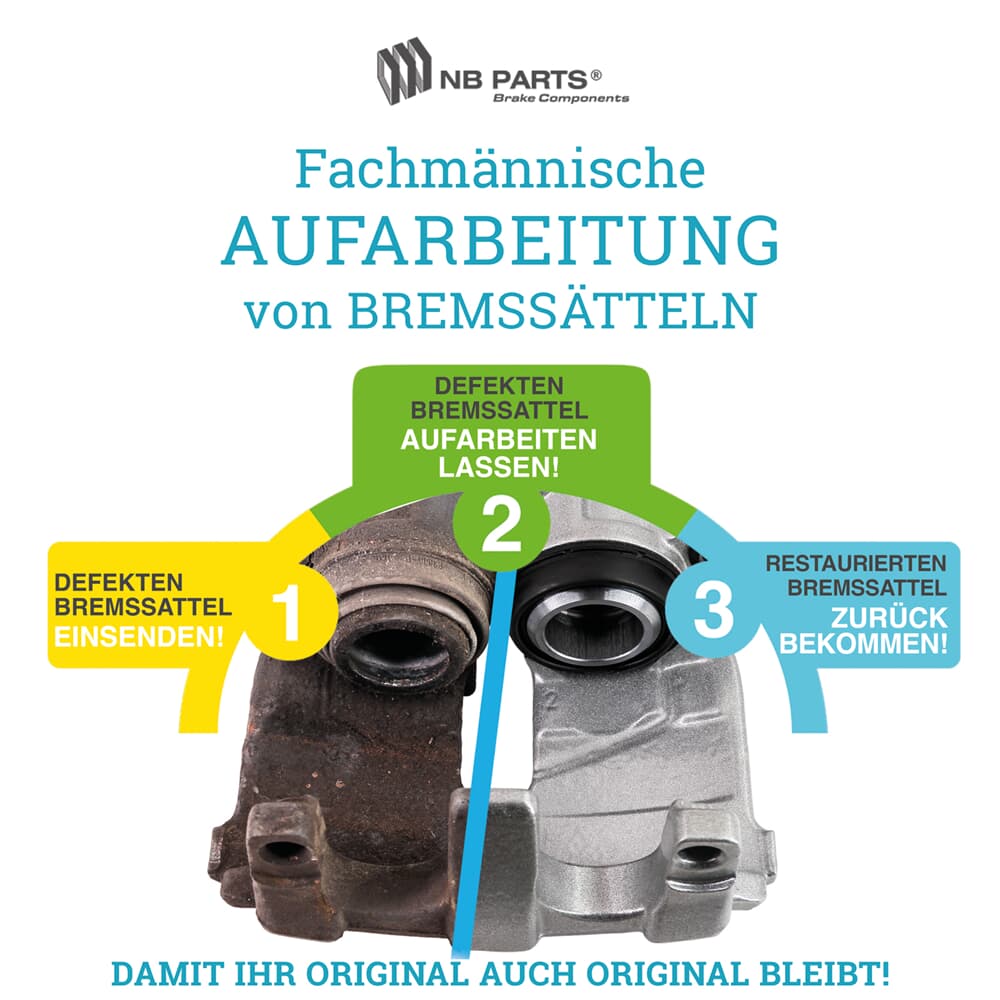Aufarbeitung Bremssattel vorne Aufarbeitung Bremssattel vorne