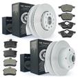 BREMSSCHEIBEN + BREMSBELÄGE VORNE + HINTEN AUDI A4 8D2 B5 1.8T 1.9 2.5 TDI 2.8
