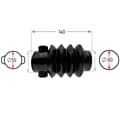 NB PARTS fole 4 pregas 55/60mm 140mm adequado para SCHLEGL SF10 - SF20 / SFV14 - SFV30