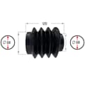 NB PARTS fole 4 pregas 68/68mm 120mm adequado para GRÜMER VD0909 VD1309