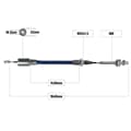 NB PARTS Bremsseil 1640/1430mm Glocke Ø18,5x22,0mm + M8 passend für KNOTT