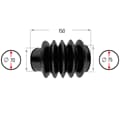 NB PARTS fole 5 dobras 70/75mm 150mm adequado para KNOTT KFG / KRV / KR