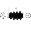 NB PARTS fole 3 pregas 55/62mm 140mm adequado para KNOTT KF/KFL/KRV/KR/KV7,5-20