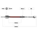 NB PARTS cabo do travão 1640/1430mm campainha Ø23/26mm + M12/M8 adequado para ALKO