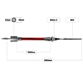 NB PARTS cabo do travão 1860/1600mm campainha Ø30mm + M16/M10 adequado para KNOTT ALKO