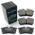 NB PARTS remschijven + remblokken + remklauwen + remmenreiniger + Plastilube Premium Gold Edition achter